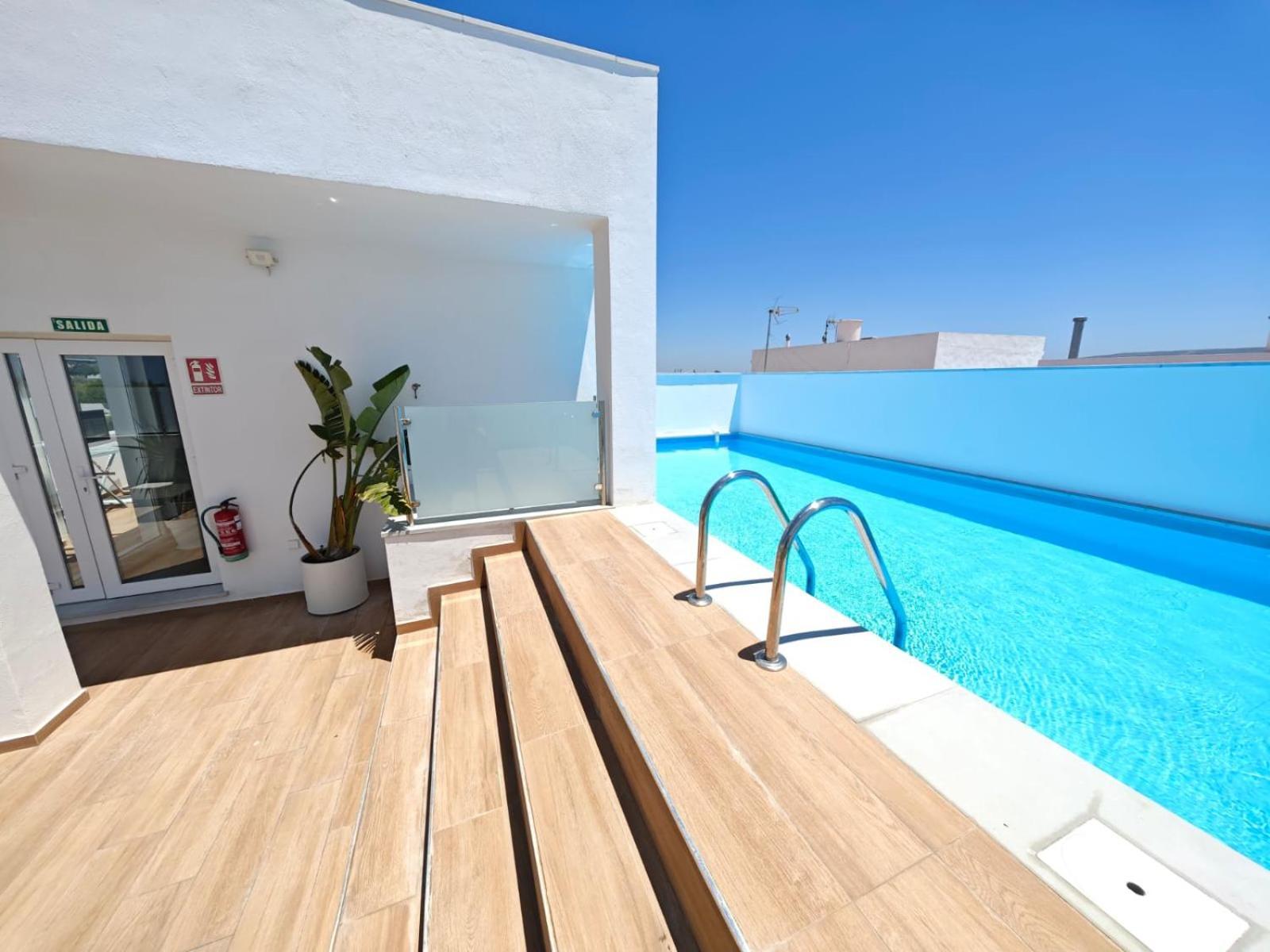 Apartamento Nuevo En Planta Baja A Con Piscina Y Solarium Barbate Luaran gambar